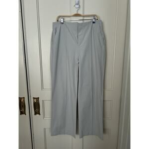 Vuori Meta Wide Leg Pants Womens Size XL Gray Comfort Classic Career